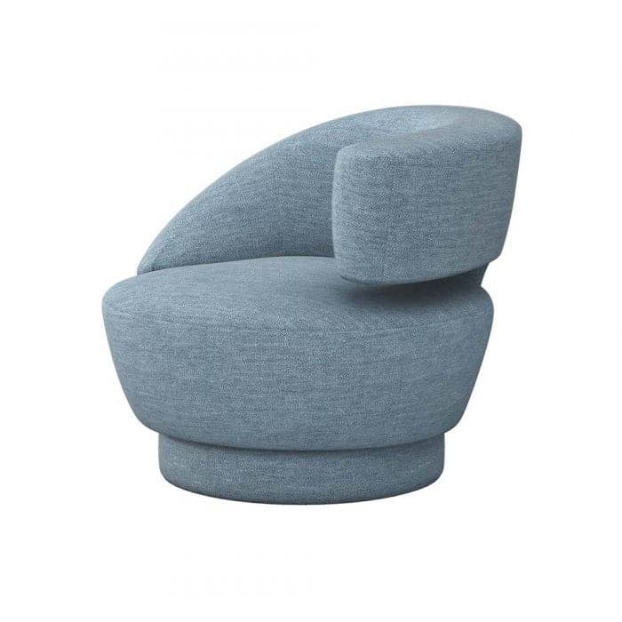 Arabella Swivel Chair-Interlude-INTER-198018-52-Lounge ChairsSurf-Right-17-France and Son