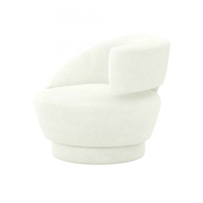 Arabella Swivel Chair-Interlude-INTER-198018-53-Lounge ChairsShell-Right-18-France and Son