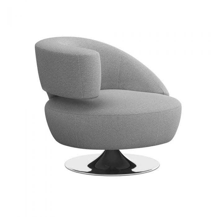 Isabella Swivel Chair-Interlude-INTER-198021-12-Lounge ChairsFresco-Left-9-France and Son