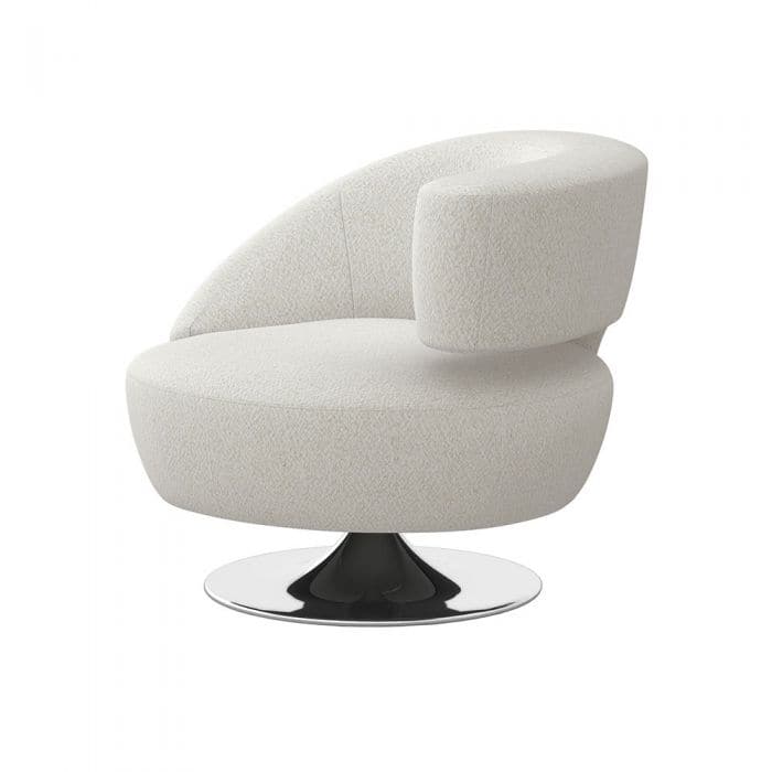 Isabella Swivel Chair-Interlude-INTER-198022-7-Lounge ChairsCameo-Right-14-France and Son