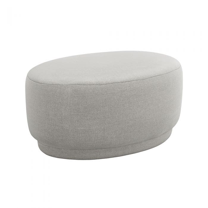 Dana Ottoman-Interlude-INTER-198023-6-Outdoor Ottomans, Benches & StoolsGrey-13-France and Son