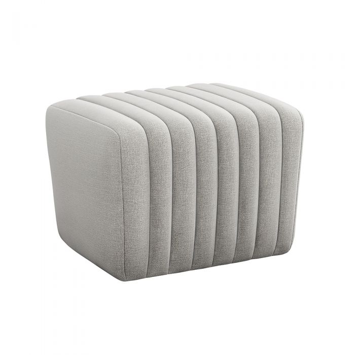 Channel Ottoman-Interlude-INTER-198024-6-Stools & OttomansGrey-13-France and Son
