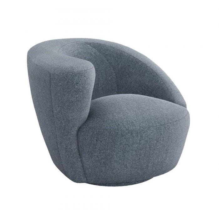 Carlisle Swivel Chair-Interlude-INTER-198058-58-Lounge ChairsAzure-Left-3-France and Son