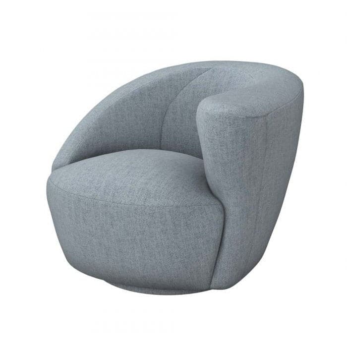Carlisle Swivel Chair-Interlude-INTER-198059-50-Lounge ChairsMarsh-Right-10-France and Son