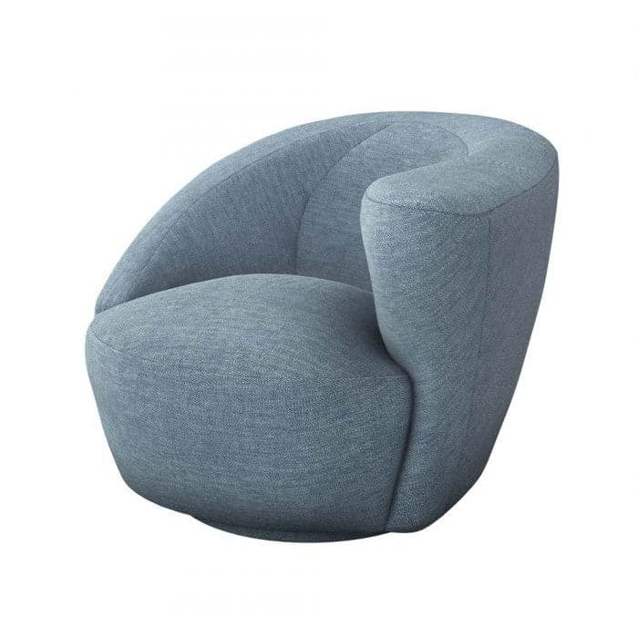 Carlisle Swivel Chair-Interlude-INTER-198059-52-Lounge ChairsSurf-Right-11-France and Son