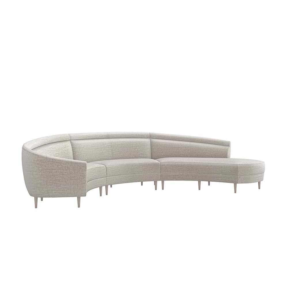 Capri Chaise 3 Piece Sectional-Interlude-INTER-199012-14-SofasRight-Storm-35-France and Son