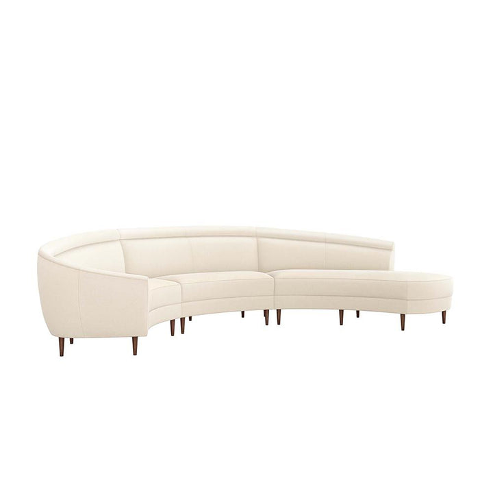 Capri Chaise 3 Piece Sectional-Interlude-INTER-199012-15-SofasRight-Pure-5-France and Son