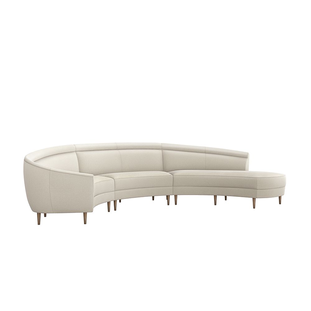 Capri Chaise 3 Piece Sectional-Interlude-INTER-199012-1-SofasRight-Pearl-25-France and Son