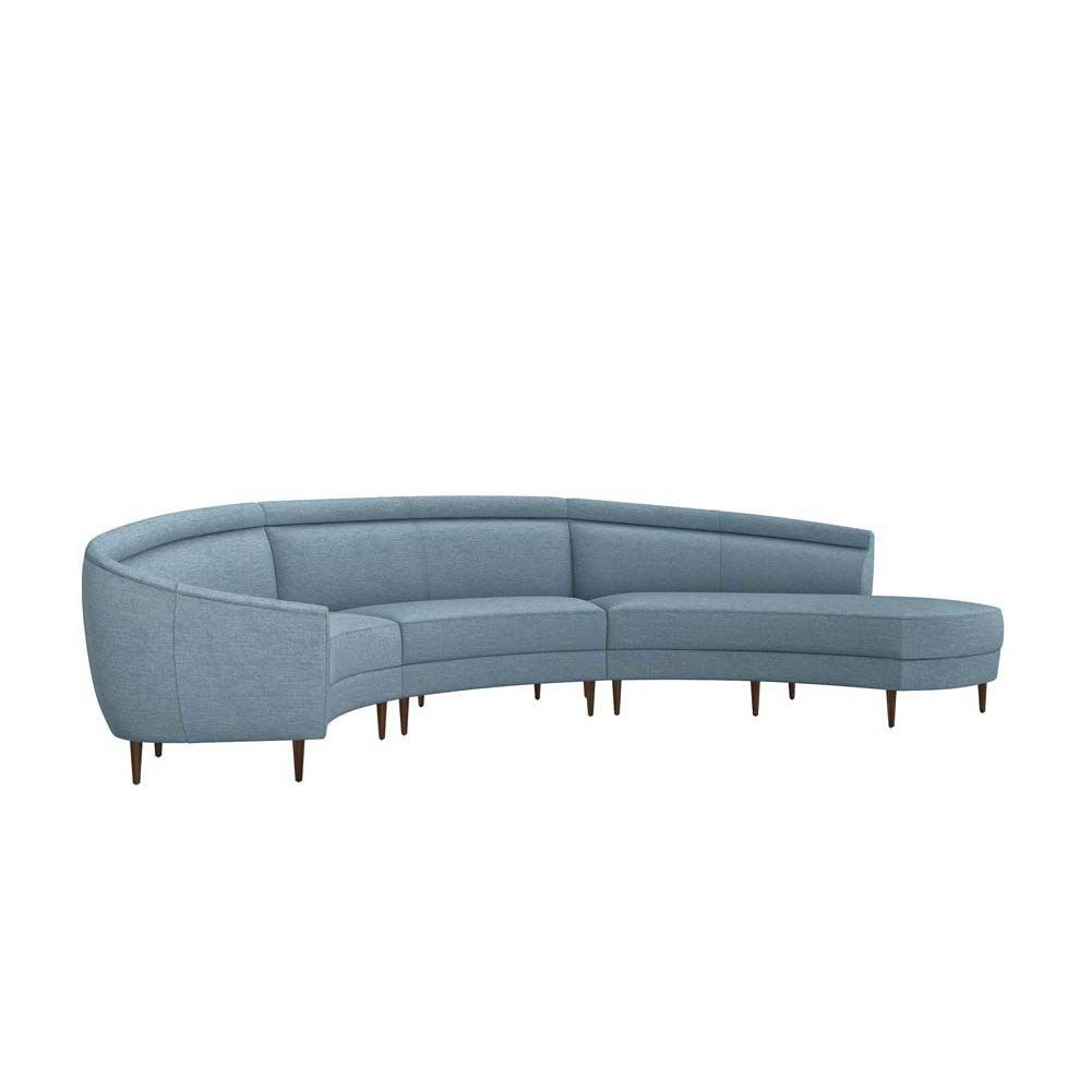 Capri Chaise 3 Piece Sectional-Interlude-INTER-199012-52-SofasRight-Surf-10-France and Son