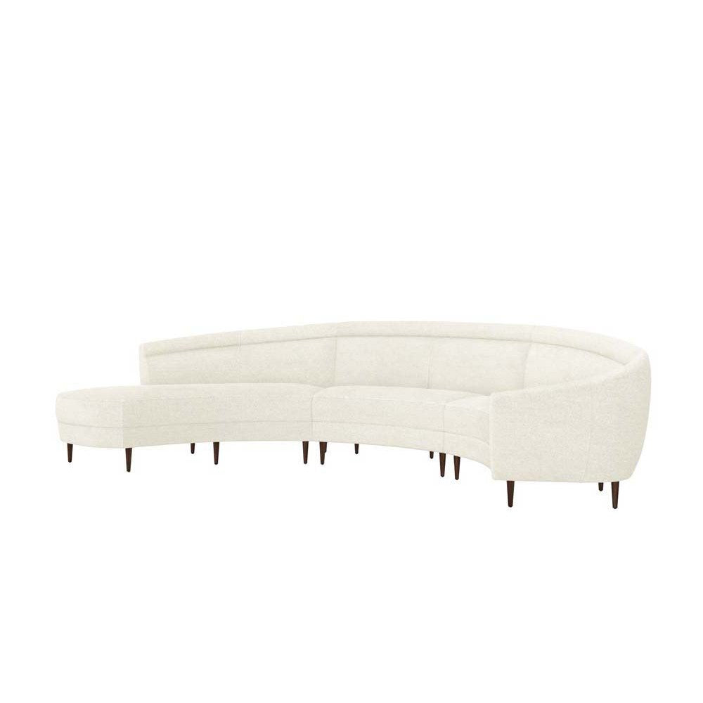 Capri Chaise 3 Piece Sectional-Interlude-INTER-199013-55-SofasLeft-Foam-18-France and Son