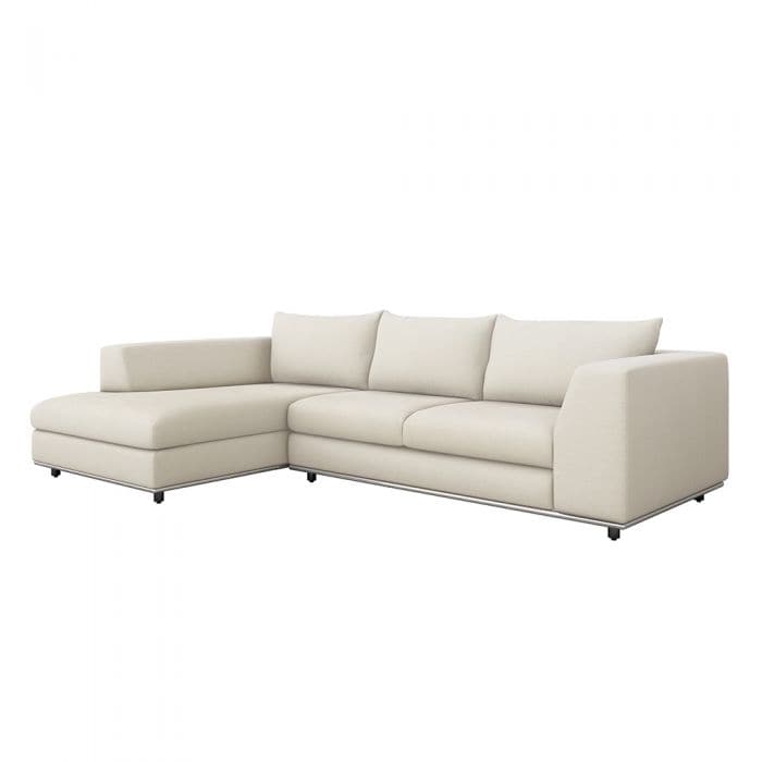 Comodo Chaise 2 Piece Sectional-Interlude-INTER-199018-1-SectionalsPearl-Left-17-France and Son