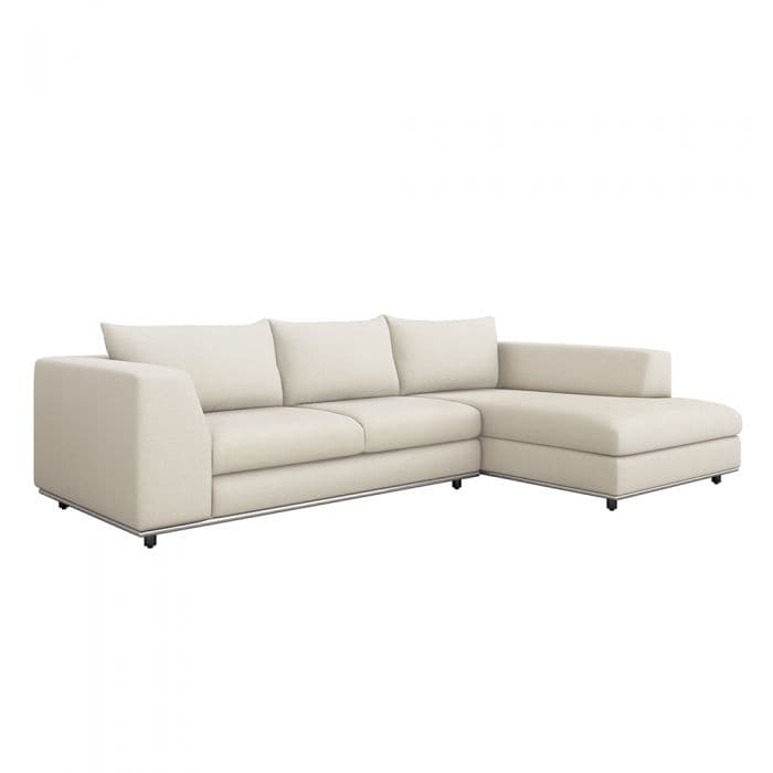 Comodo Chaise 2 Piece Sectional-Interlude-INTER-199019-1-SectionalsPearl-Right-20-France and Son