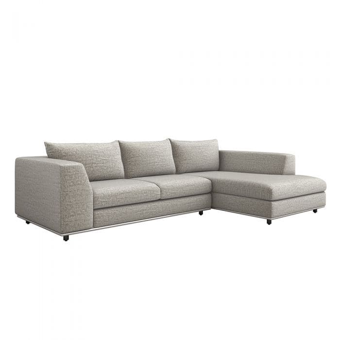Comodo Chaise 2 Piece Sectional-Interlude-INTER-199019-4-SectionalsFeather-Right-21-France and Son