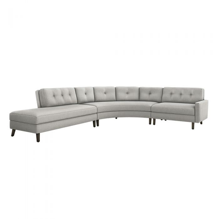 Aventura Chaise Sectional-Interlude-INTER-199020-6-SofasLeft-Grey-3-France and Son