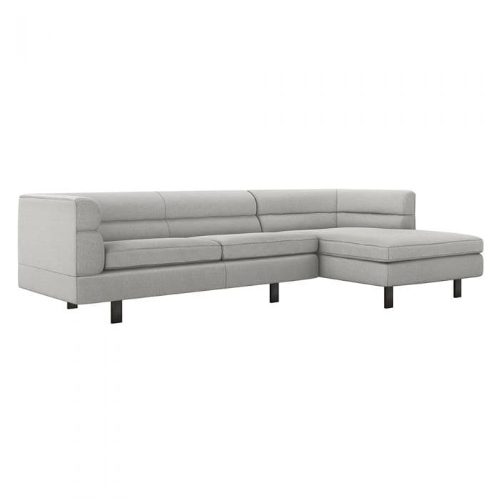 Ornette Chaise Sectional-Interlude-INTER-199023-6-SofasRight-Grey-10-France and Son
