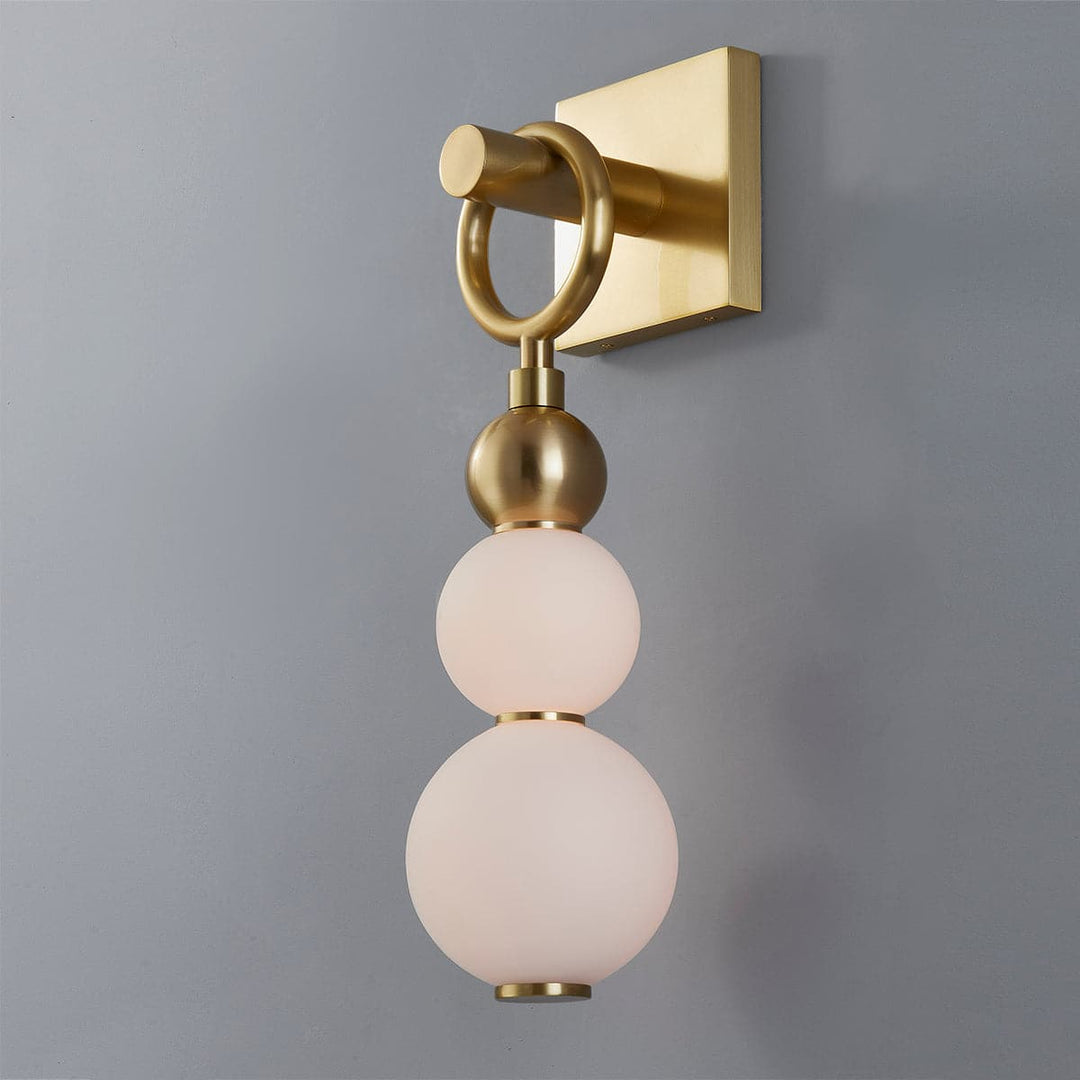 Perrin 1 Light Pendant-Hudson Valley-HVL-PI1890701-AGB-PendantsAged Brass-2-France and Son