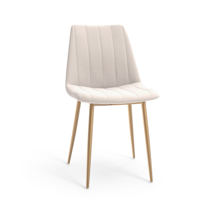 Drew Dining Chair-Sunpan-SUNPAN-104217-Dining ChairsChampagne Gold - Antonio Linen-4-France and Son