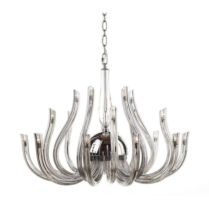 Modern Nevin Pendant - 20 Arm Silver Chandelier