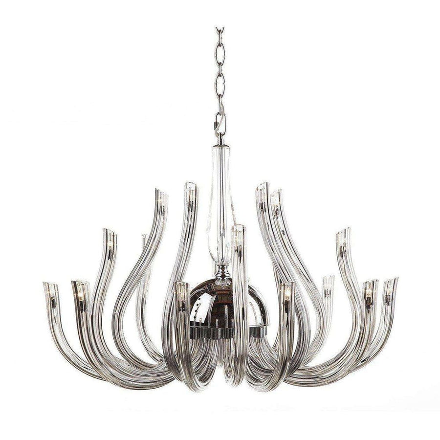 Modern Nevin Pendant - 20 Arm Silver Chandelier