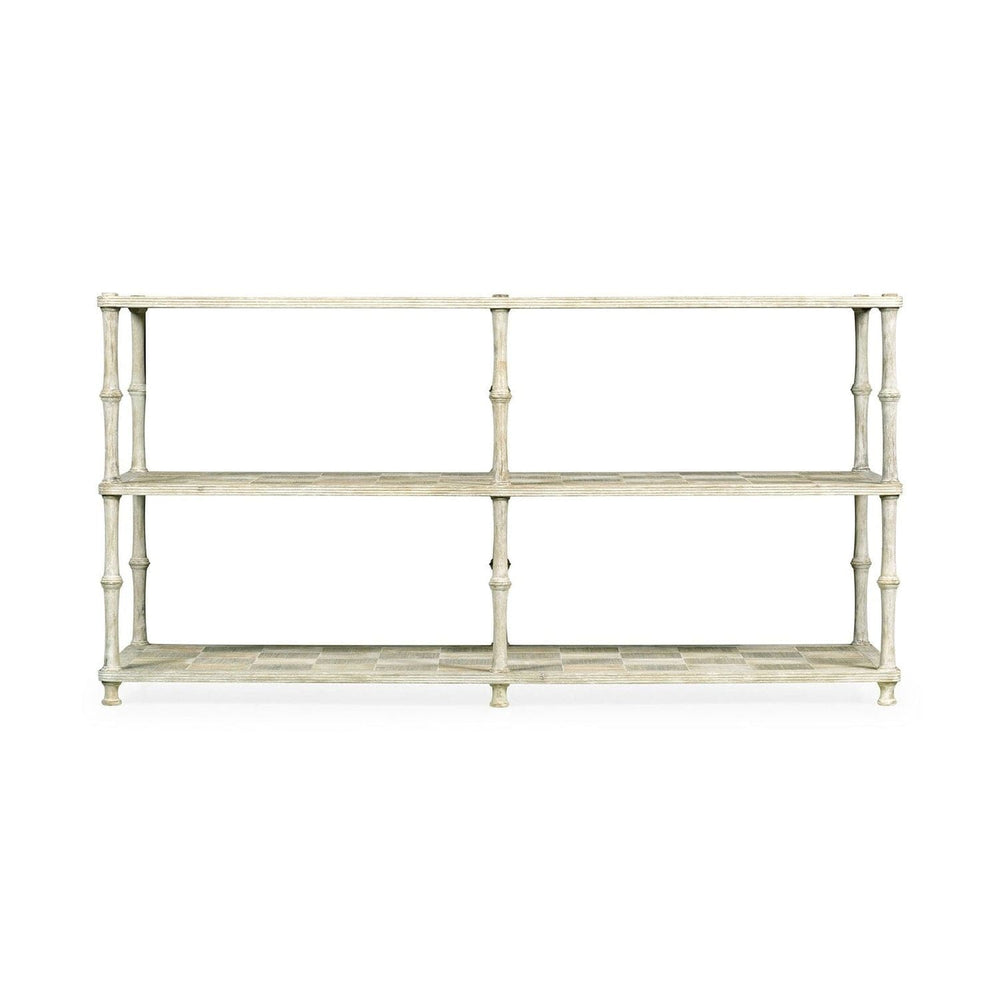 Bywater Washed Acacia Console Table-Jonathan Charles-JCHARLES-530206-WAA-Console Tables-2-France and Son
