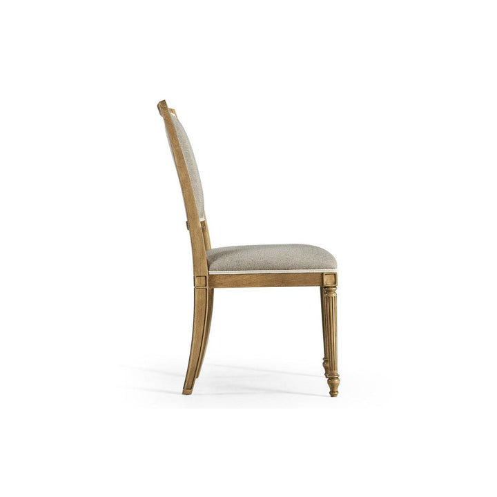 Flare Uph. Side Chair Flared Top-Jonathan Charles-JCHARLES-003-2-130-LMS-Dining ChairsLondon Mist-7-France and Son