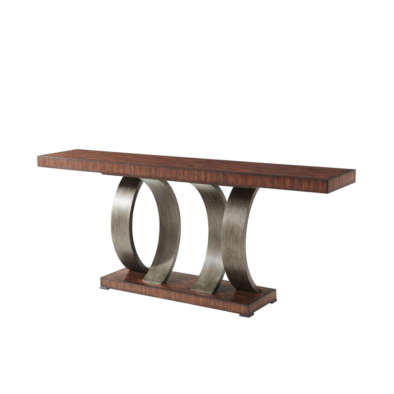 Inward Curve Console Table-Theodore Alexander-THEO-5305-181-Console Tables-2-France and Son