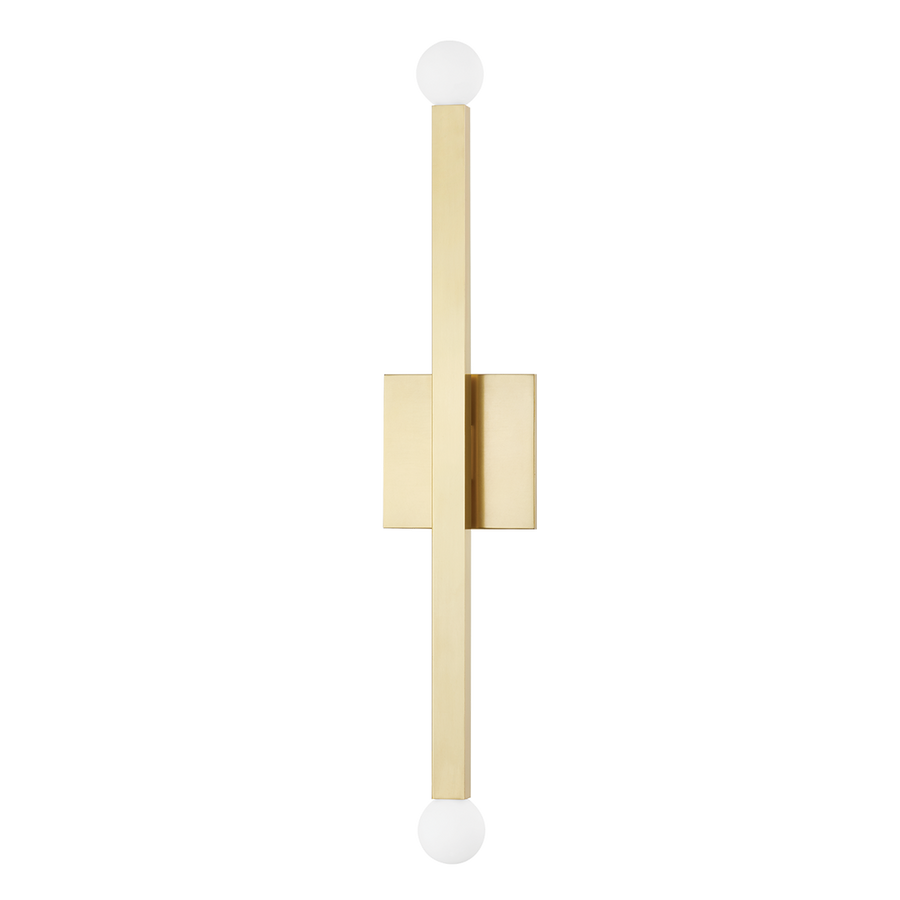 Dona 2 Light Wall Sconce-Mitzi-HVL-H463102-AGB-Outdoor Wall SconcesAged Brass-1-France and Son