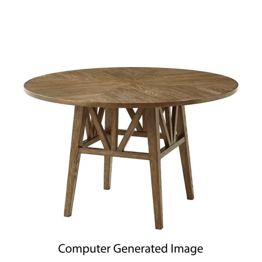 Nova Round Dining Table-Theodore Alexander-THEO-TAS54083.C253-Dining Tables-1-France and Son