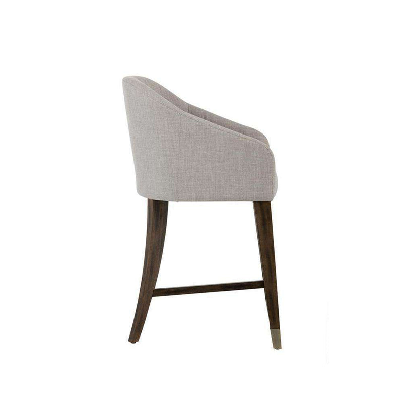 Nellie Counter Stool - Arena Cement Fabric-Sunpan-SUNPAN-102395-Bar Stools-2-France and Son