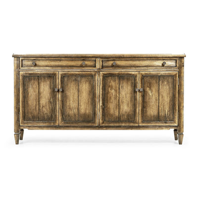 Four Door Sideboard-Jonathan Charles-JCHARLES-491025-CFW-Sideboards & CredenzasCountry Walnut-7-France and Son