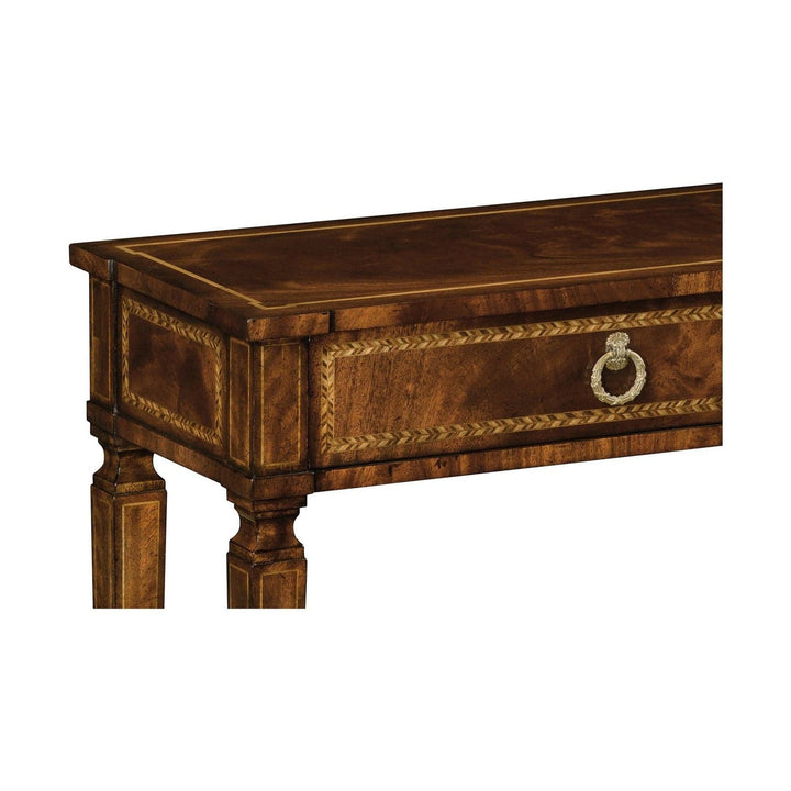 Empire Two Drawers Console-Jonathan Charles-JCHARLES-494846-MAH-Console TablesMahogany-9-France and Son