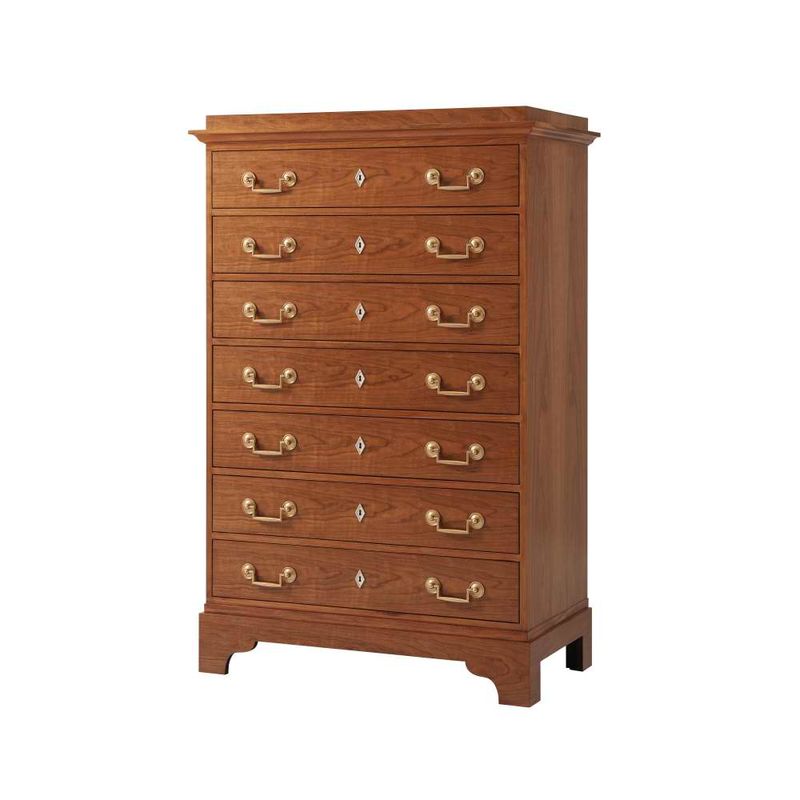 Viggo Tall Semanier Chest of Drawers-Theodore Alexander-THEO-AXH60006.C111-Dressers-1-France and Son