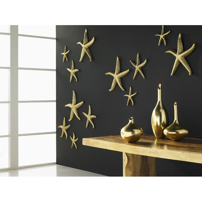 Starfish-Phillips Collection-PHIL-PH67527-Wall ArtSmall-Gold Leaf-2-France and Son