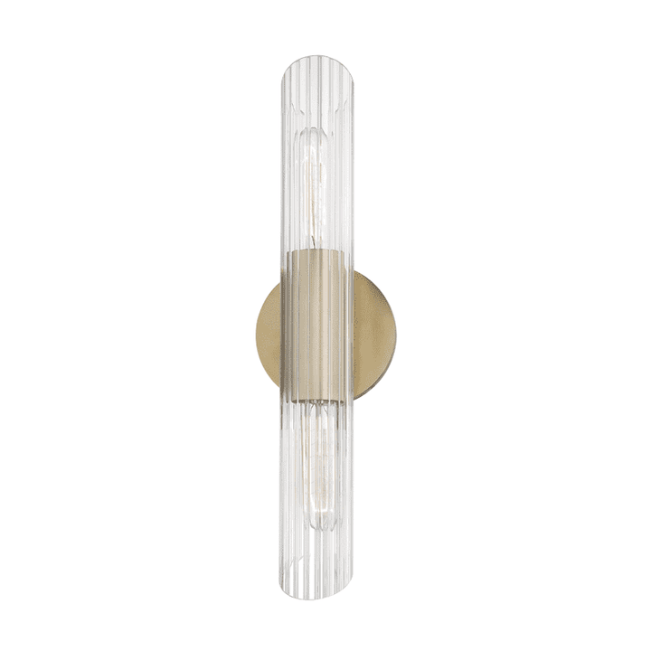 Cecily 2 Light Small Wall Sconce - Aged Brass-Mitzi-HVL-H177102S-AGB-Wall LightingAged Brass-1-France and Son