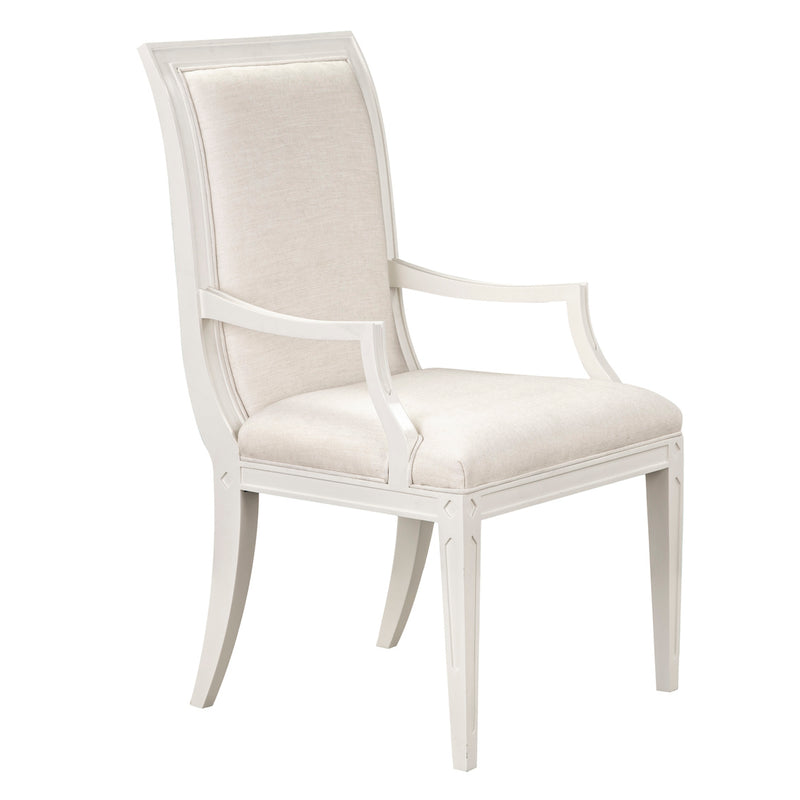 Aimee Dining Arm Chair-Alden Parkes-ALDEN-DC-AIMEE/A-G-Dining ChairsGlacial-2-France and Son