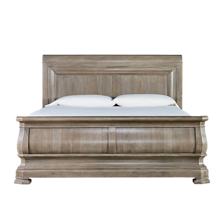 Reprise Sleigh Bed-Universal Furniture-UNIV-581A76B-BedsDriftwood-King-6-France and Son