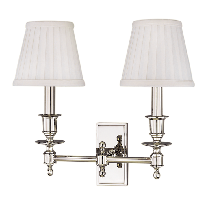 Ludlow 2 Light Wall Sconce-Hudson Valley-HVL-6802-PN-Wall LightingPolished Nickel-3-France and Son