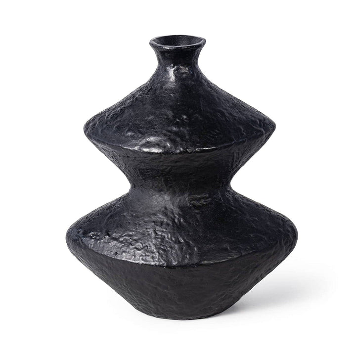 Poe Metal Vase - Black