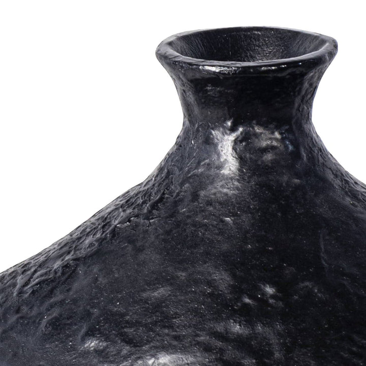 Poe Metal Vase - Black