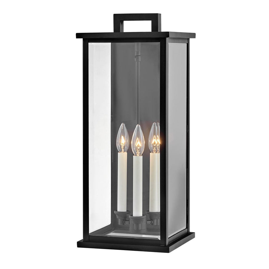 Outdoor Weymouth - Large Wall Mount Lantern-Hinkley Lighting-HINKLEY-20015BK-Outdoor Wall SconcesBlack-1-France and Son