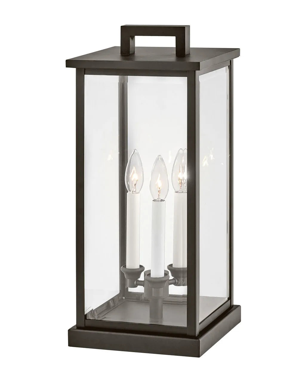 Outdoor Weymouth Large Pier Mount Lantern-Hinkley Lighting-HINKLEY-20017OZ-Outdoor Post LanternsOil Rubbed Bronze-NON LED-4-France and Son