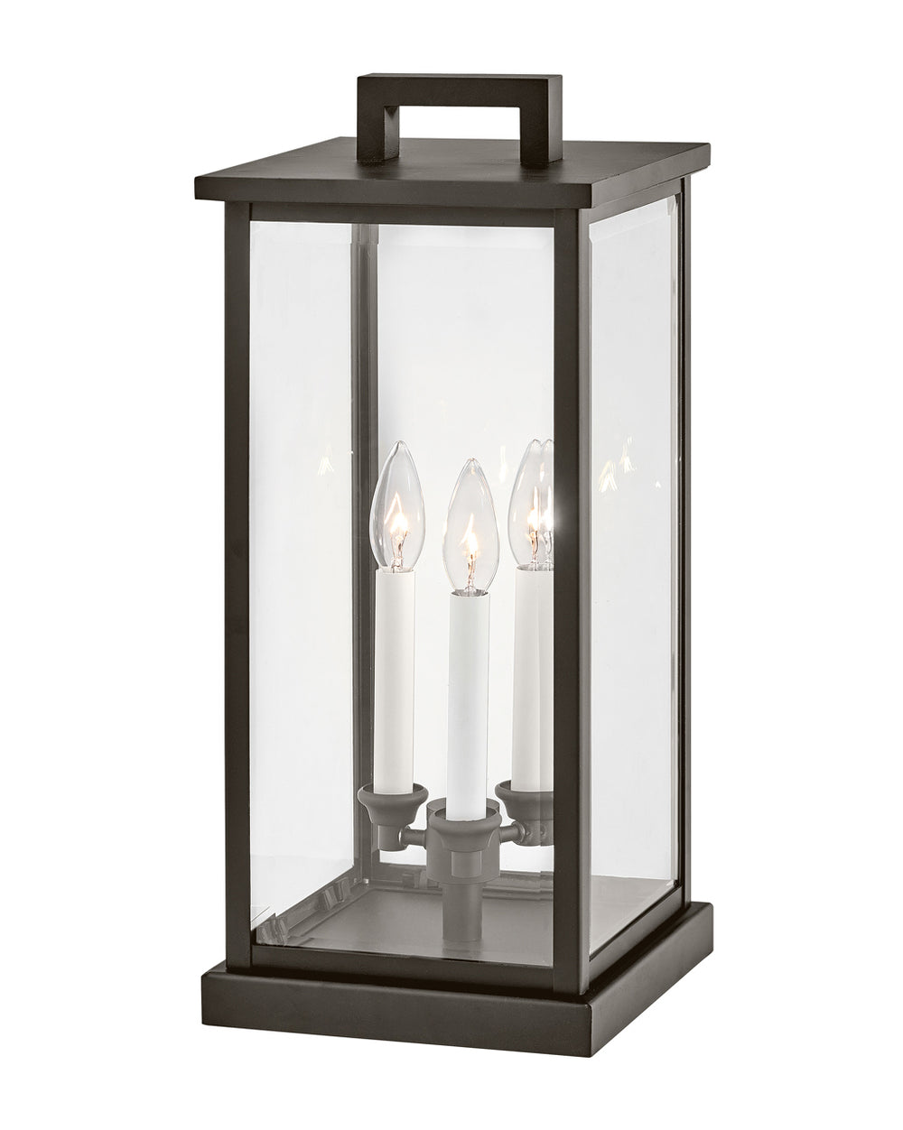 Outdoor Weymouth Large Pier Mount Lantern 12v-Hinkley Lighting-HINKLEY-20017OZ-LV-Outdoor Post LanternsOil Rubbed Bronze-2-France and Son