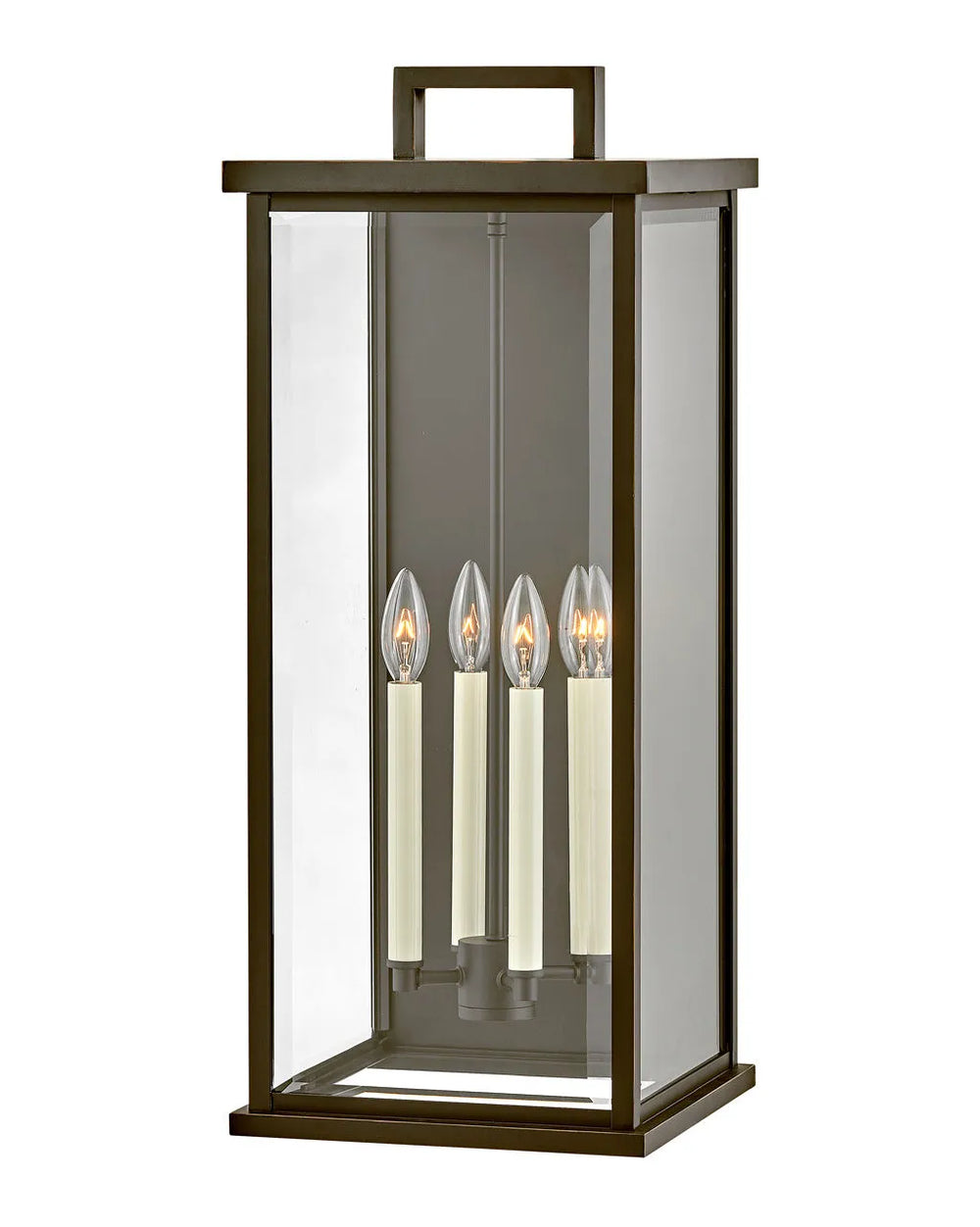 Outdoor Weymouth - Double Extra Large Wall Mount Lantern-Hinkley Lighting-HINKLEY-20018OZ-Outdoor Wall SconcesBronze-2-France and Son