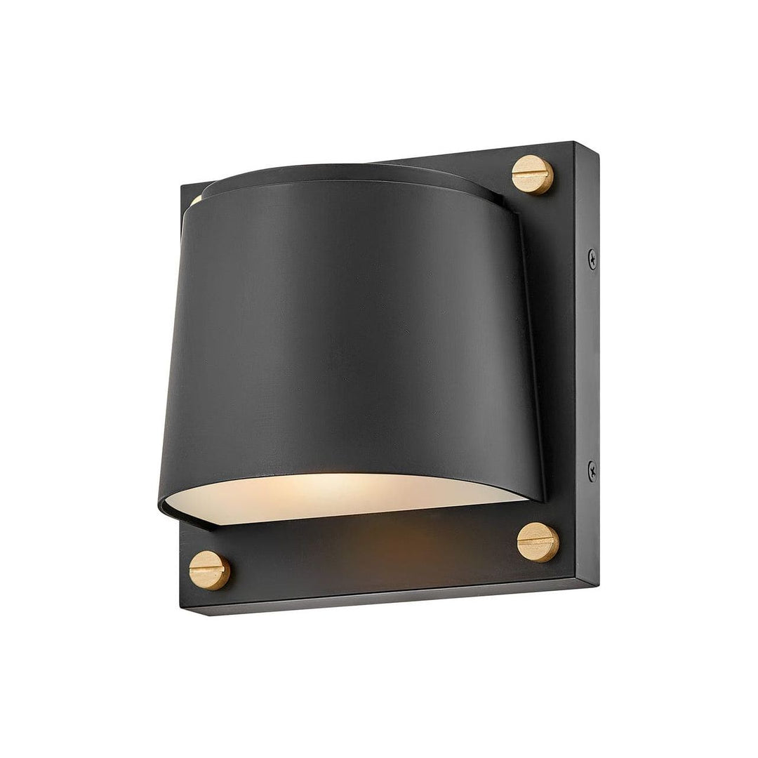 Outdoor Scout - Small Wall Mount Lantern-Hinkley Lighting-HINKLEY-20020BK-LL-Wall LightingBlack-2-France and Son