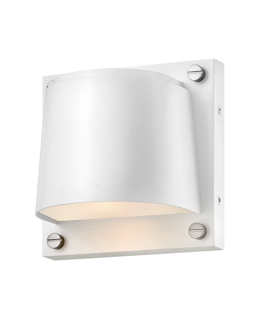 Outdoor Scout - Small Wall Mount Lantern-Hinkley Lighting-20020SW-LL-Wall LightingSatin White-3-France and Son