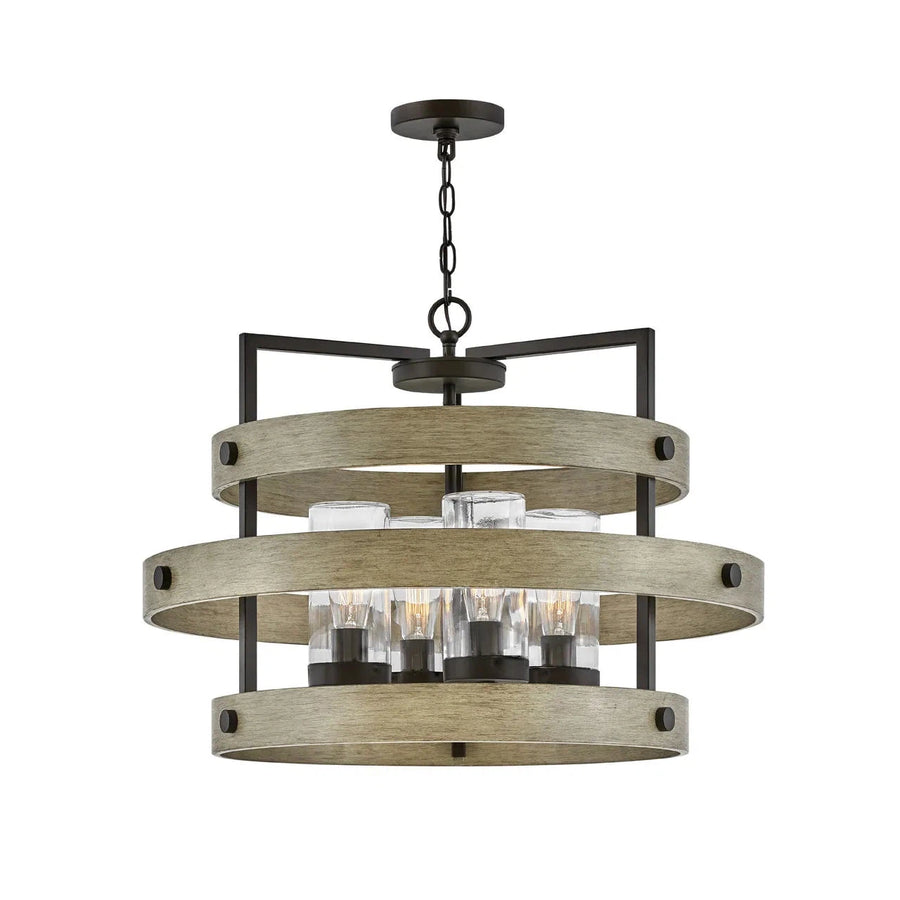 Outdoor Riverwood - Medium Single Tier-Hinkley Lighting-HINKLEY-20034WB-Chandeliers-1-France and Son