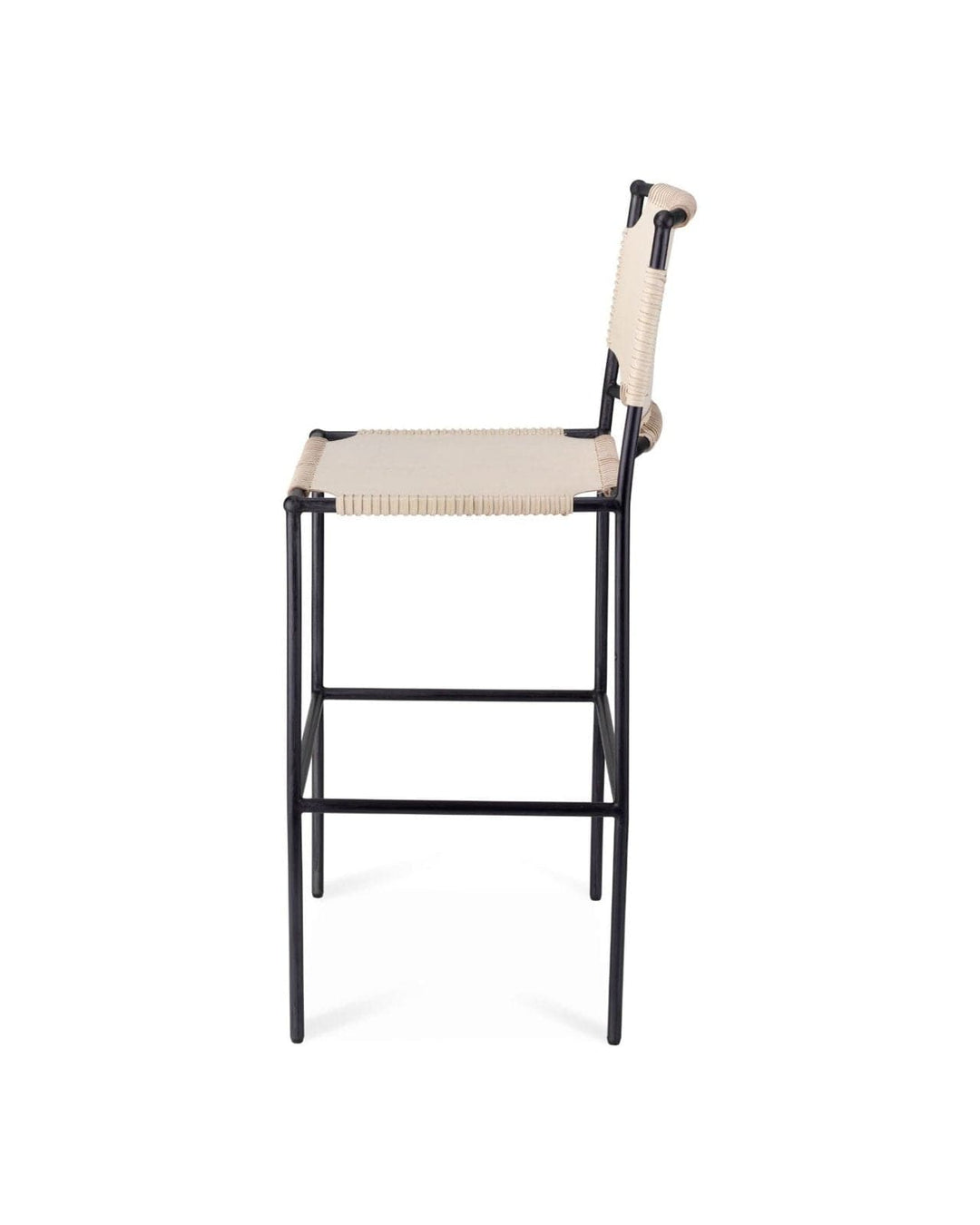 Asher Bar Stool-Jamie Young-JAMIEYO-20ASHE-BSOW-1-Bar StoolsOff White-Black-2-France and Son