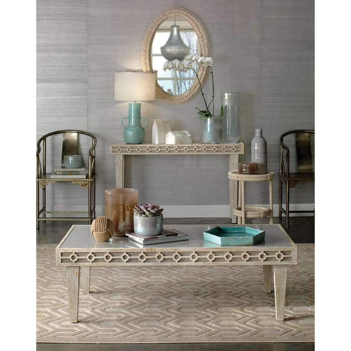 Delta Side Table in White Rope-Jamie Young-JAMIEYO-20DELT-STWH-Side Tables-2-France and Son