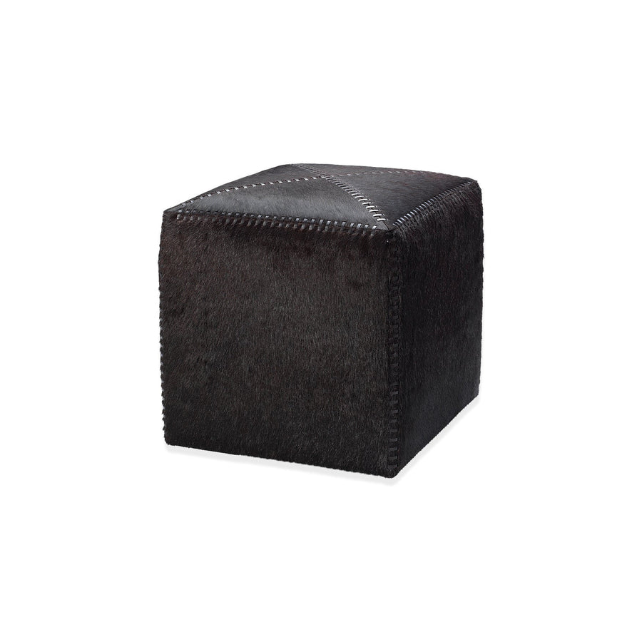 Small Ottoman - Espresso-Jamie Young-JAMIEYO-20OTTO-SMES-Stools & Ottomans-1-France and Son