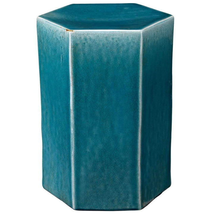 Small Porto Side Table-Jamie Young-JAMIEYO-20PORT-SMAZ-Side TablesAzure Ceramic-3-France and Son
